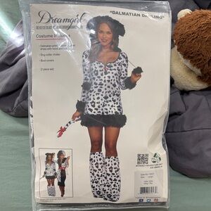 Dreamgirl Spotted Costume with Black Trim